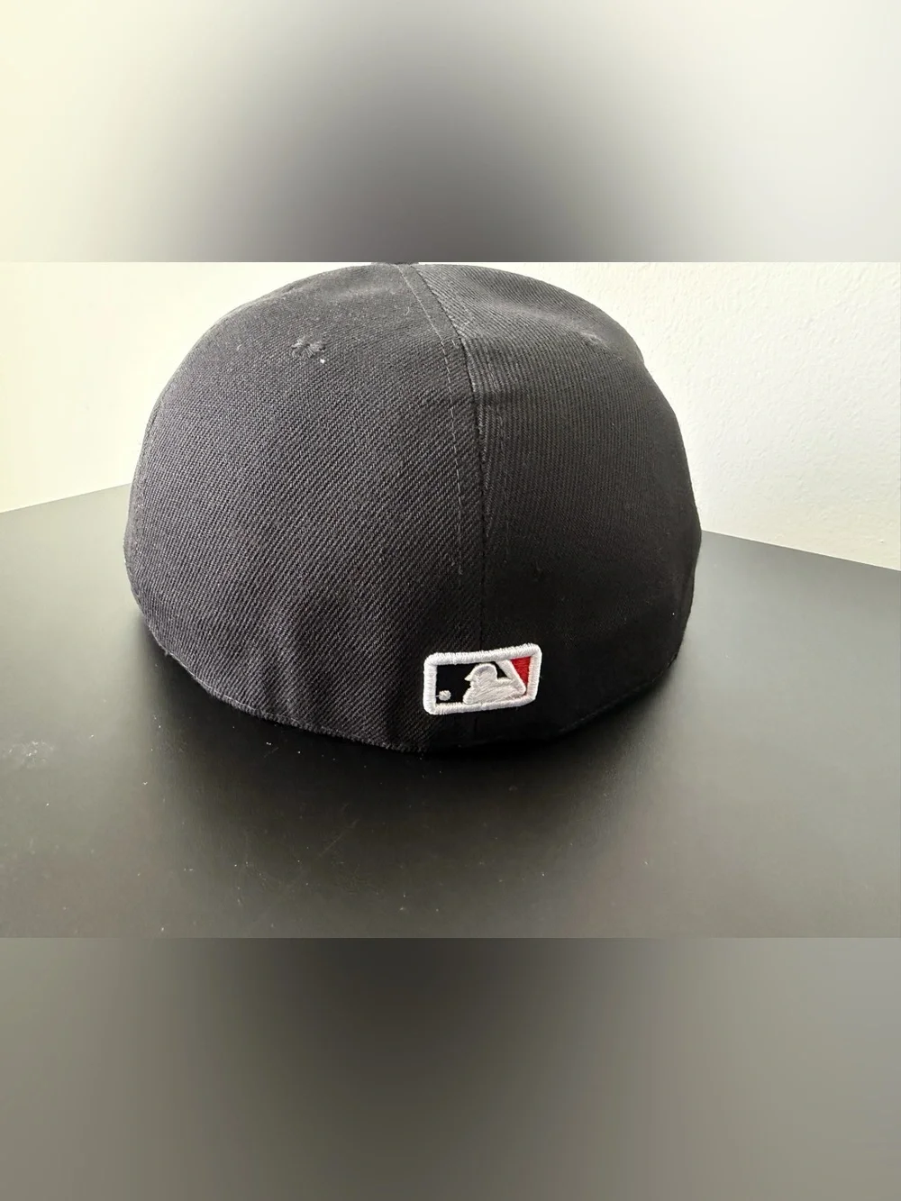 New Era Black and Red Boston 'B' Fitted Cap